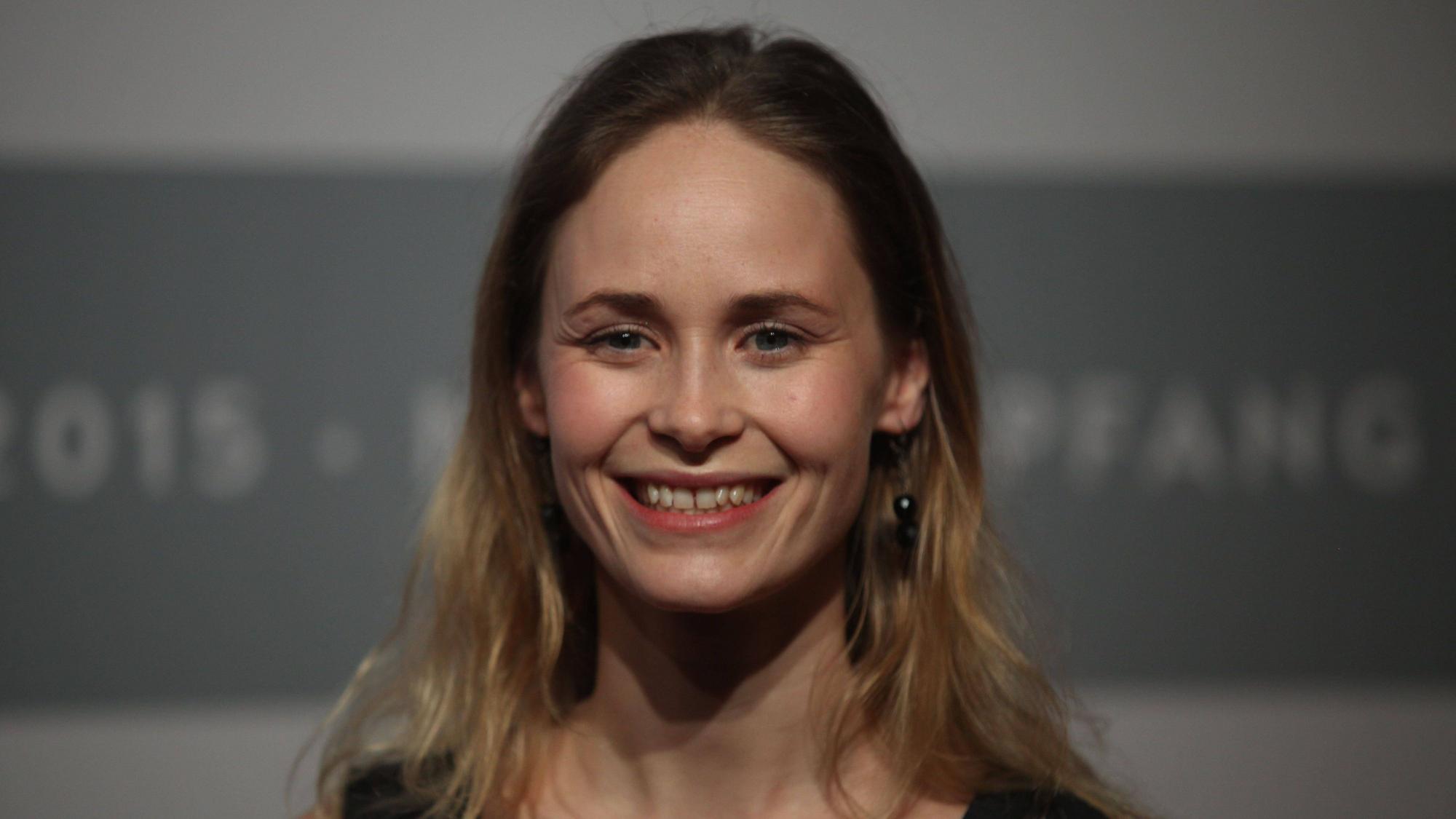 Inez Bjørg David auf der 65. Berlinale im Jahr 2015.