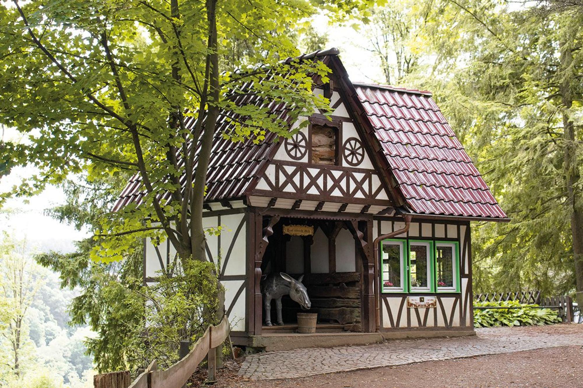 Ein Märchenhaus aus dem Märchenwald in Altenberg in Odenthal.