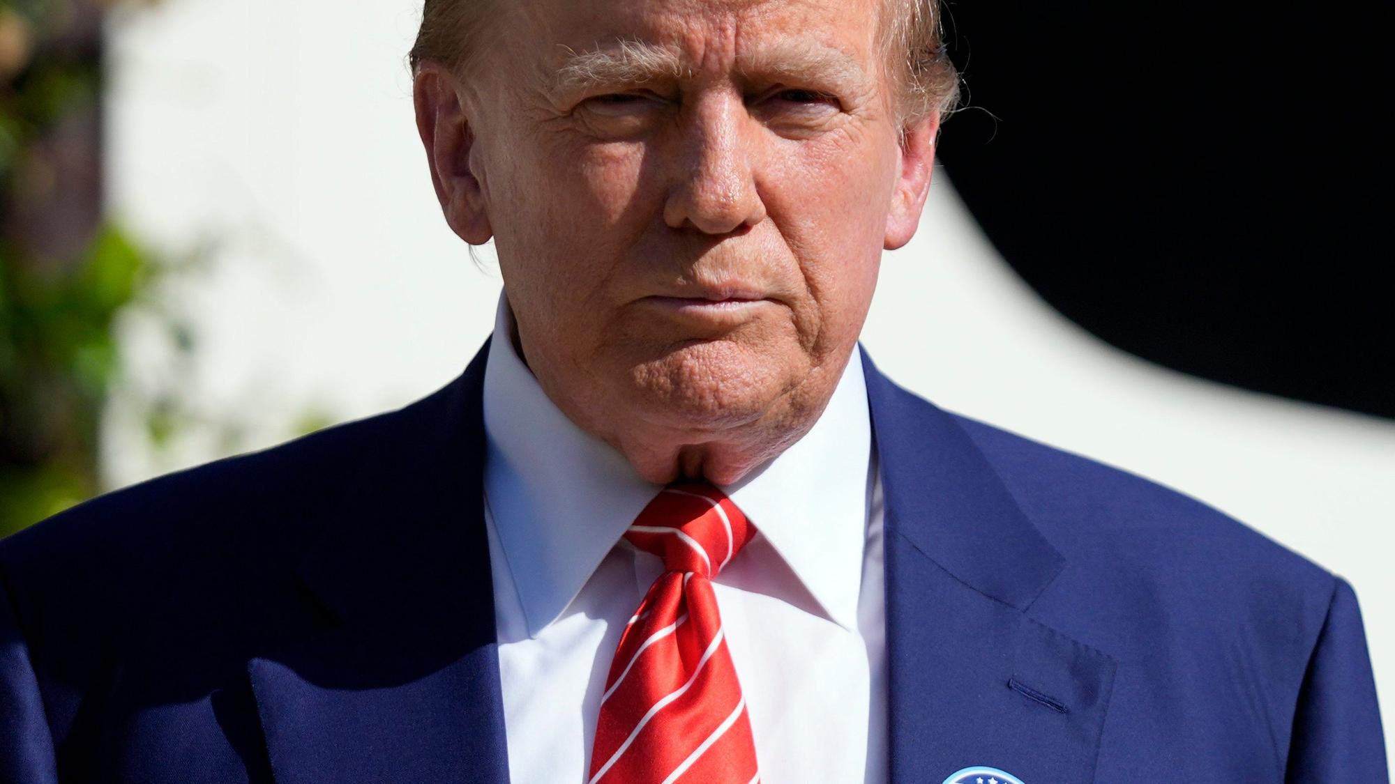 Donald Trump ist nicht gut bei Kasse.