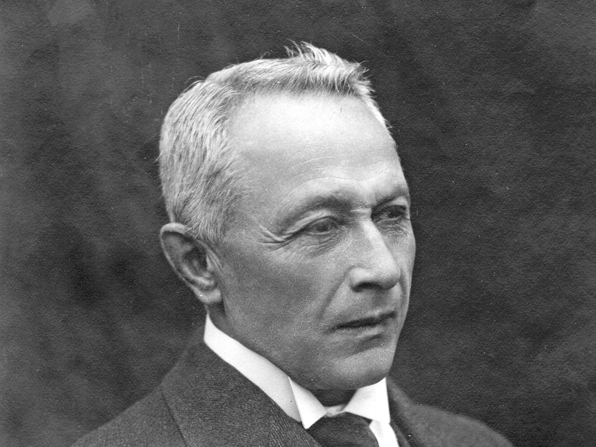 Hugo Junkers mit Autogramm