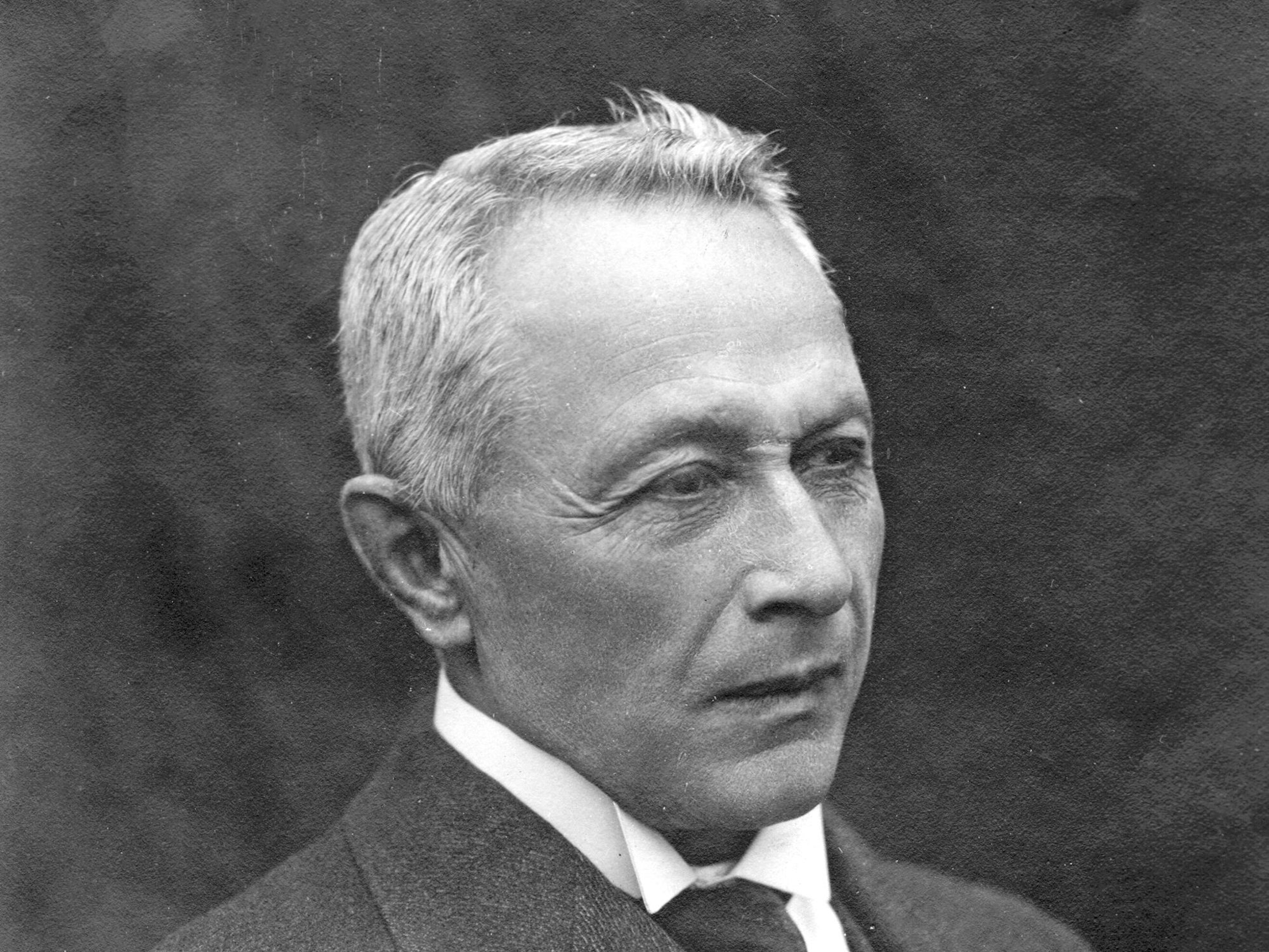 Hugo Junkers mit Autogramm