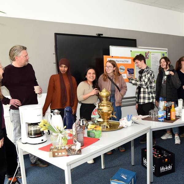 Im Café Global in der Vennstraße fand ein Interkultureller Austausch im Rahmen der Aktionswoche gegen Rassismus statt.