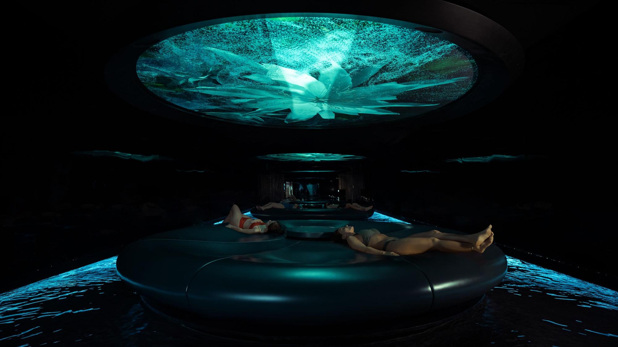 Das Bild zeigt den neuen Bereich des Wellness-Konzepts in der Therme.