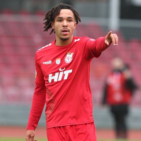 SC Fortuna Köln vs. SC Paderborn II, 4.Liga,
Joshua Chima Eze (Fortuna), 04.02.2024, Bild: Herbert Bucco
