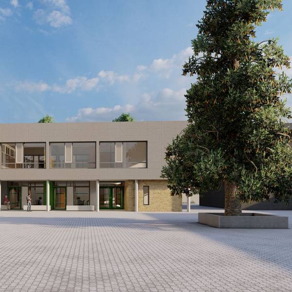 So könnte der Neubau am Gymnasium Lindlar aussehen.