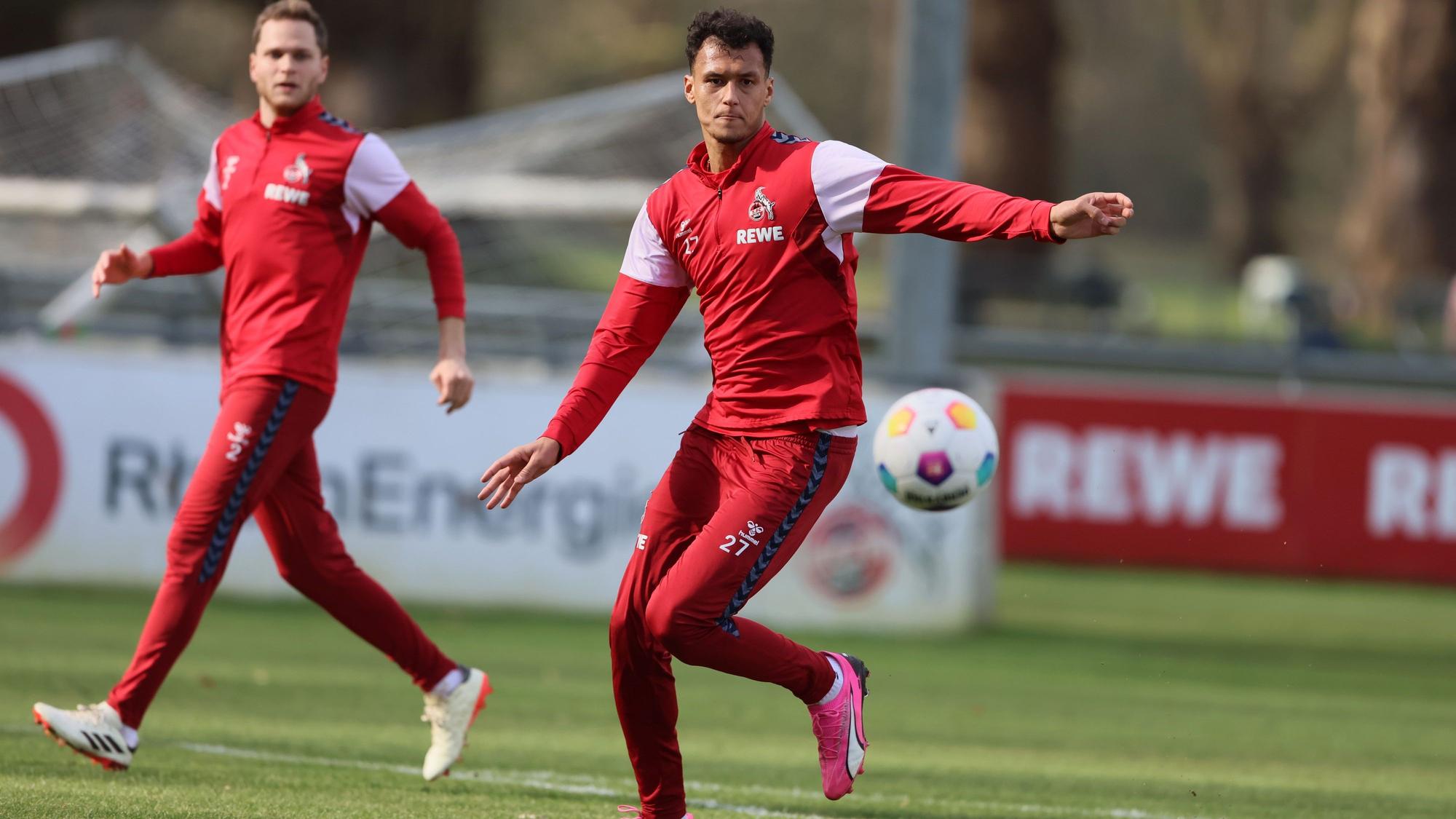 1. FC Köln, Training, Davie Selke (1. FC Köln), 10.03.2024, Bild: Herbert Bucco