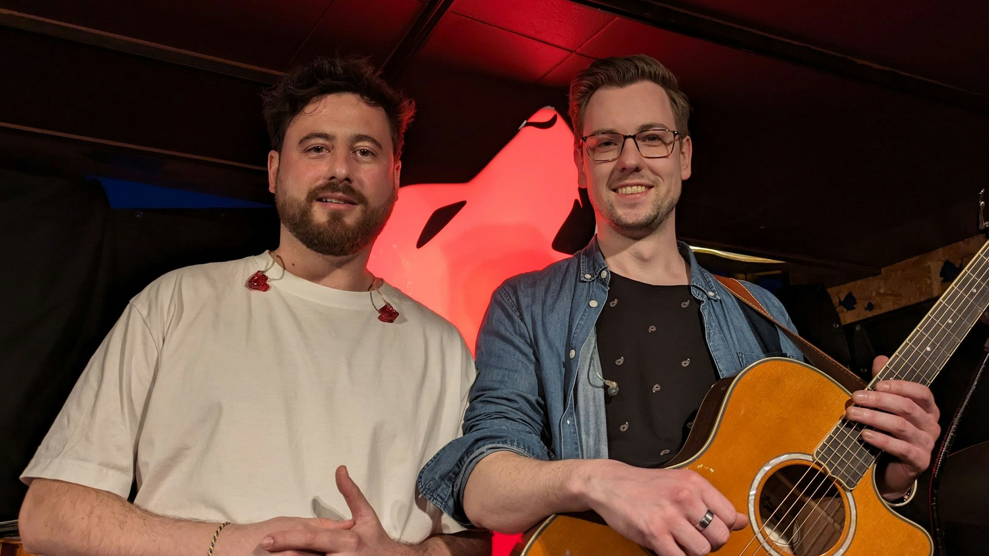 Die beiden neuen bei Lupo: Sänger Nico von Styp (links) und Gitarrist Benni Plück.