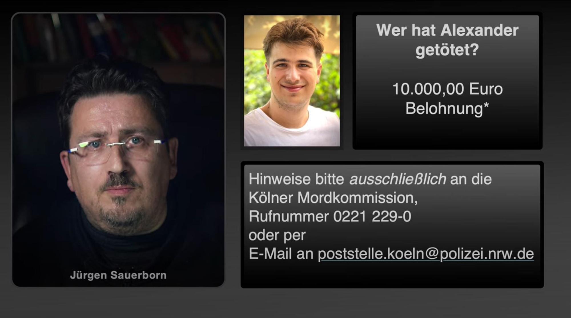 Der Vater des bei dem Unfall in Wesseling getöteten Jugendlichen wendet sich in dem Video an den flüchtigen Fahrer.