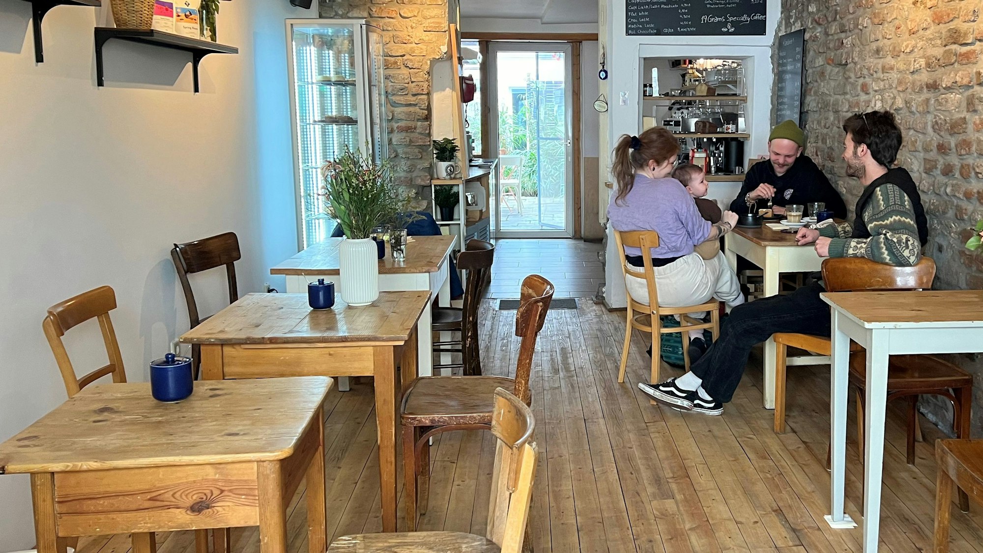 Blick in ein neues Café in Köln-Sülz