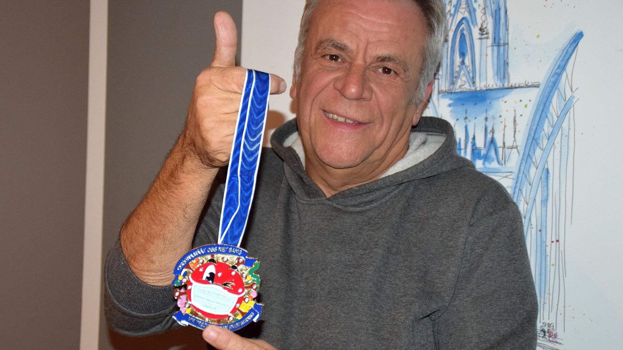 26. März 2024. Bornheim-Roisdorf. 17 Jahre lenkte Wolfgang Mertgen die Geschicke des Ortsausschusses Roisdorf, auch durch die Corona-Jahre. Foto: Frank Engel-Strebel