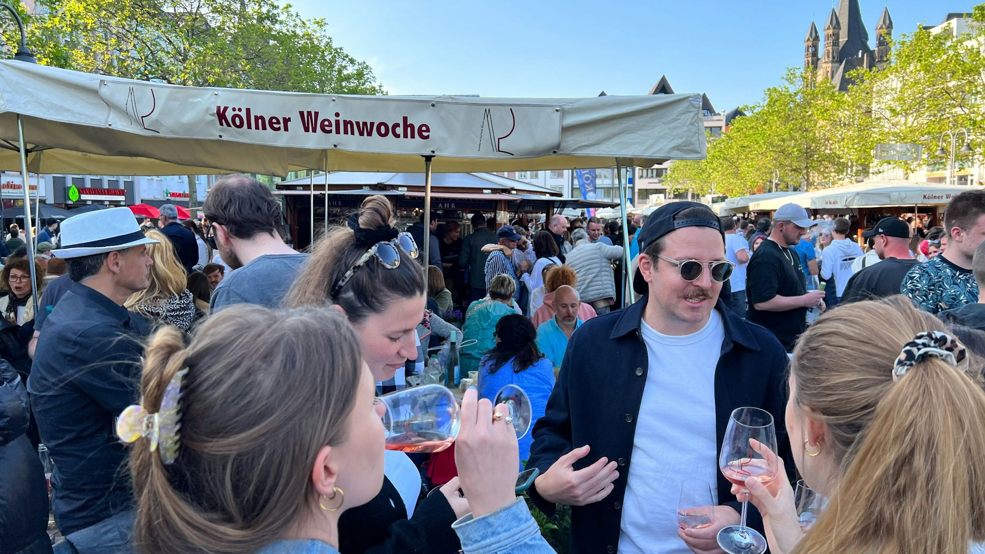 18 Jahre lang am Heumarkt: die Kölner Weinwoche