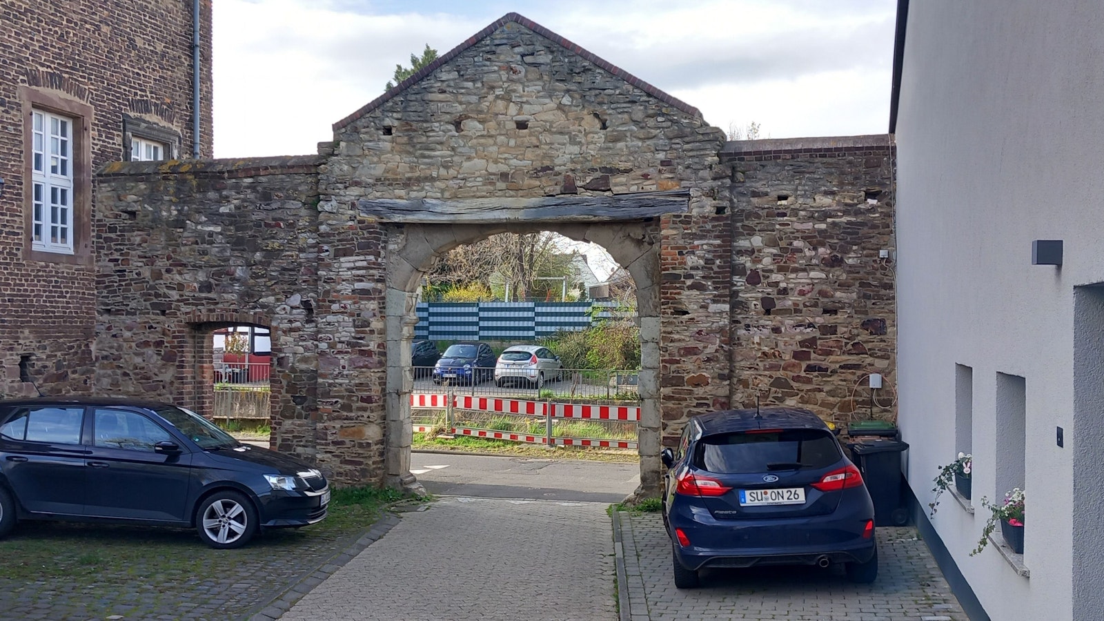 Brücke an der Burg in Odendorf