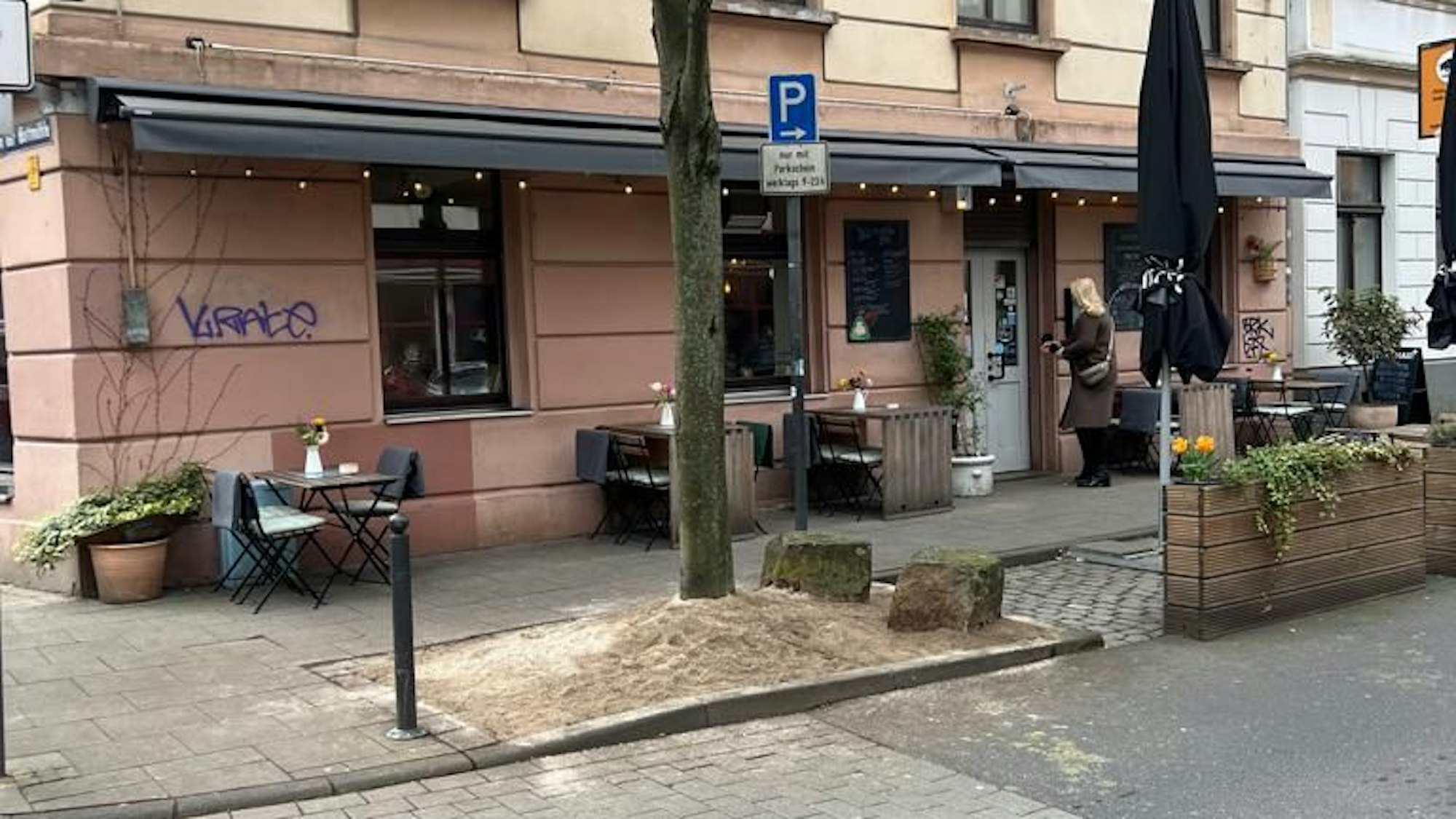 Südstadt Blumenbeet abgebaut Stephanie Linke