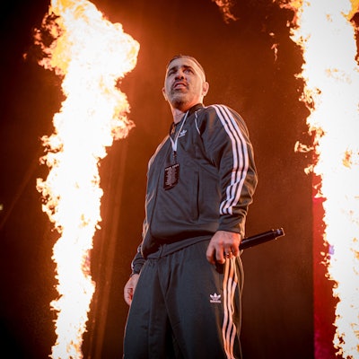 Bushido bei seinem Konzert in der Kölner Lanxess-Arena am Dienstagabend