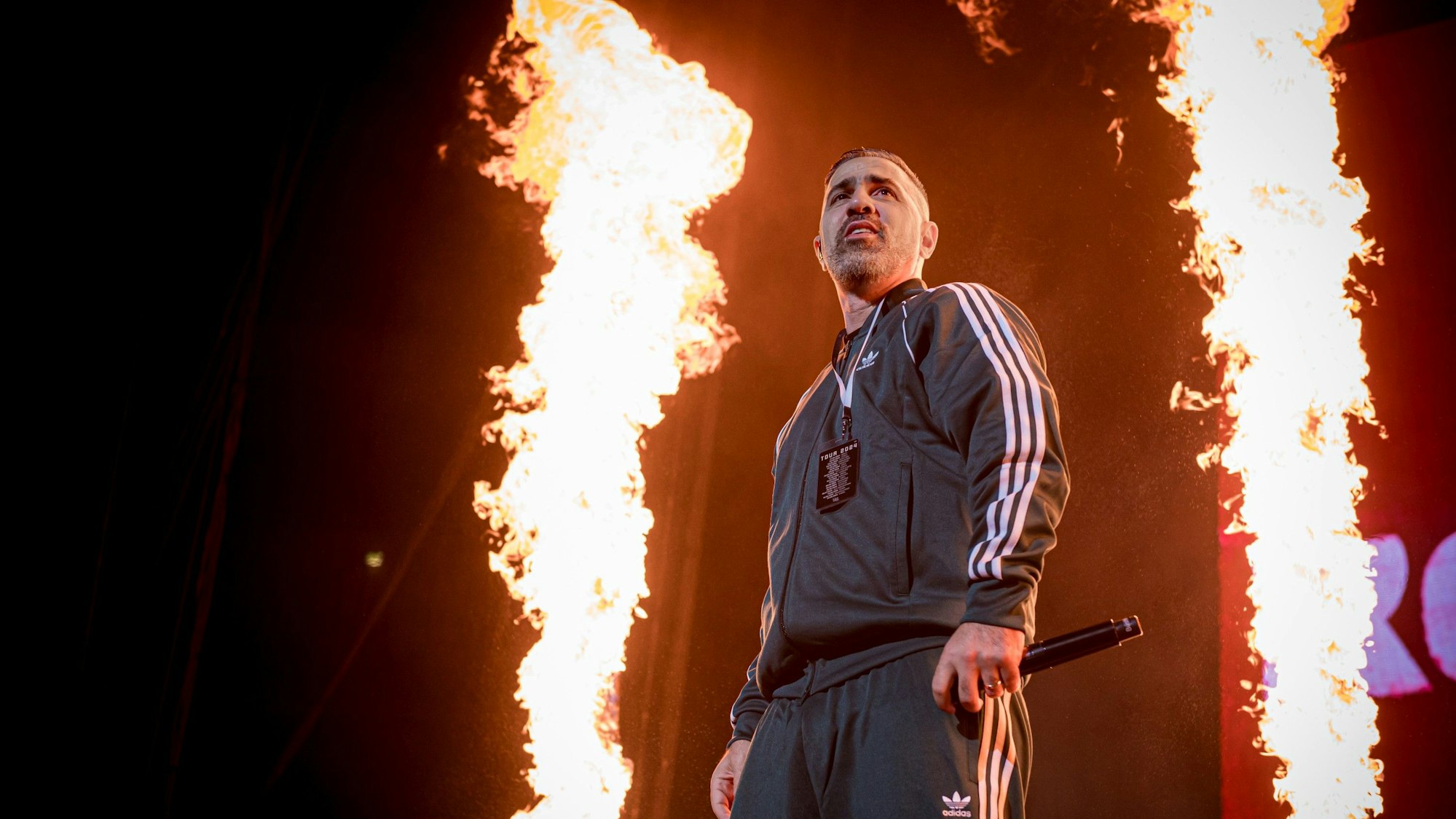 Bushido bei seinem Konzert in der Kölner Lanxess-Arena am Dienstagabend