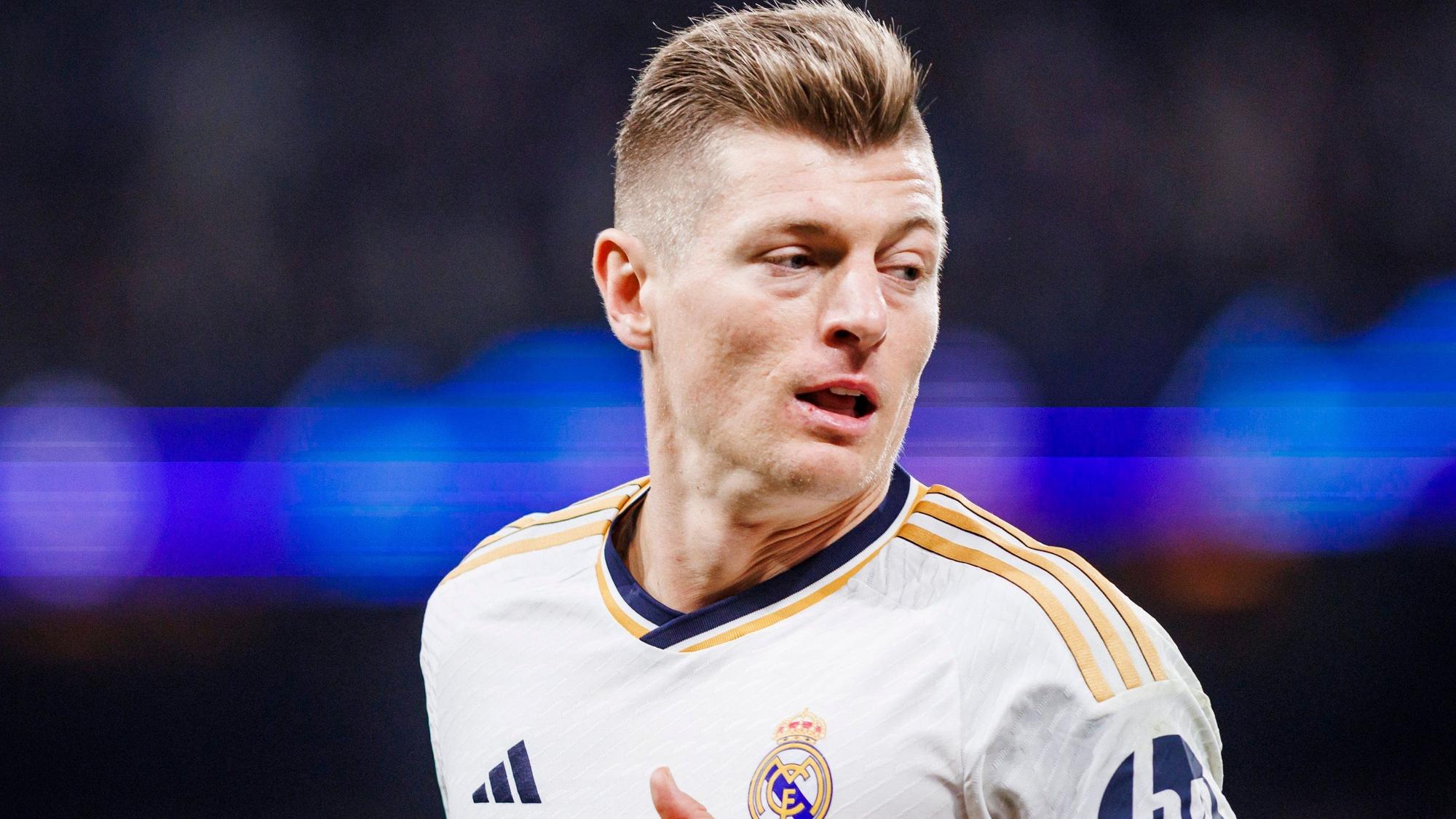 Reals Toni Kroos läuft über den Platz.
