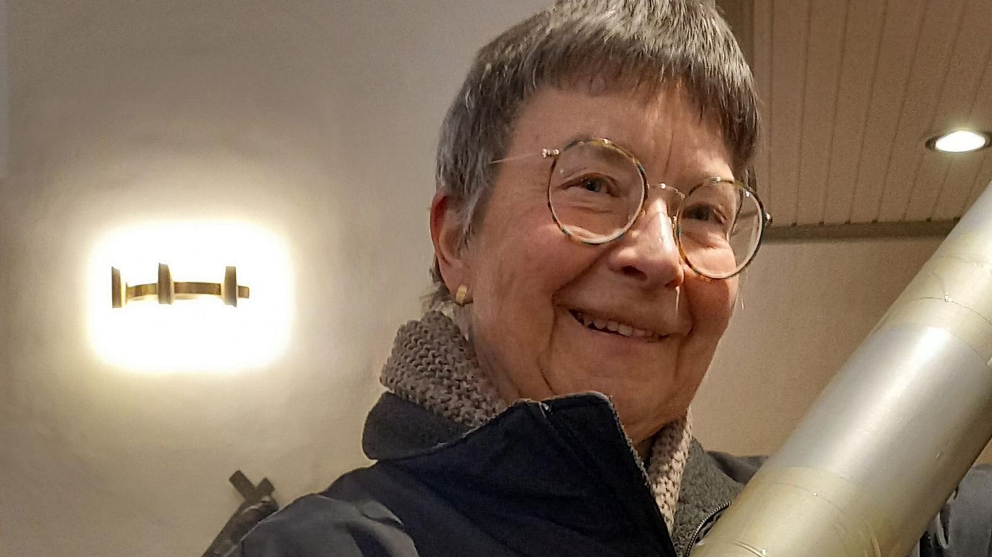 Sylvia Müller sammelt für eine Wiederherstellung der Klais-Orgel.