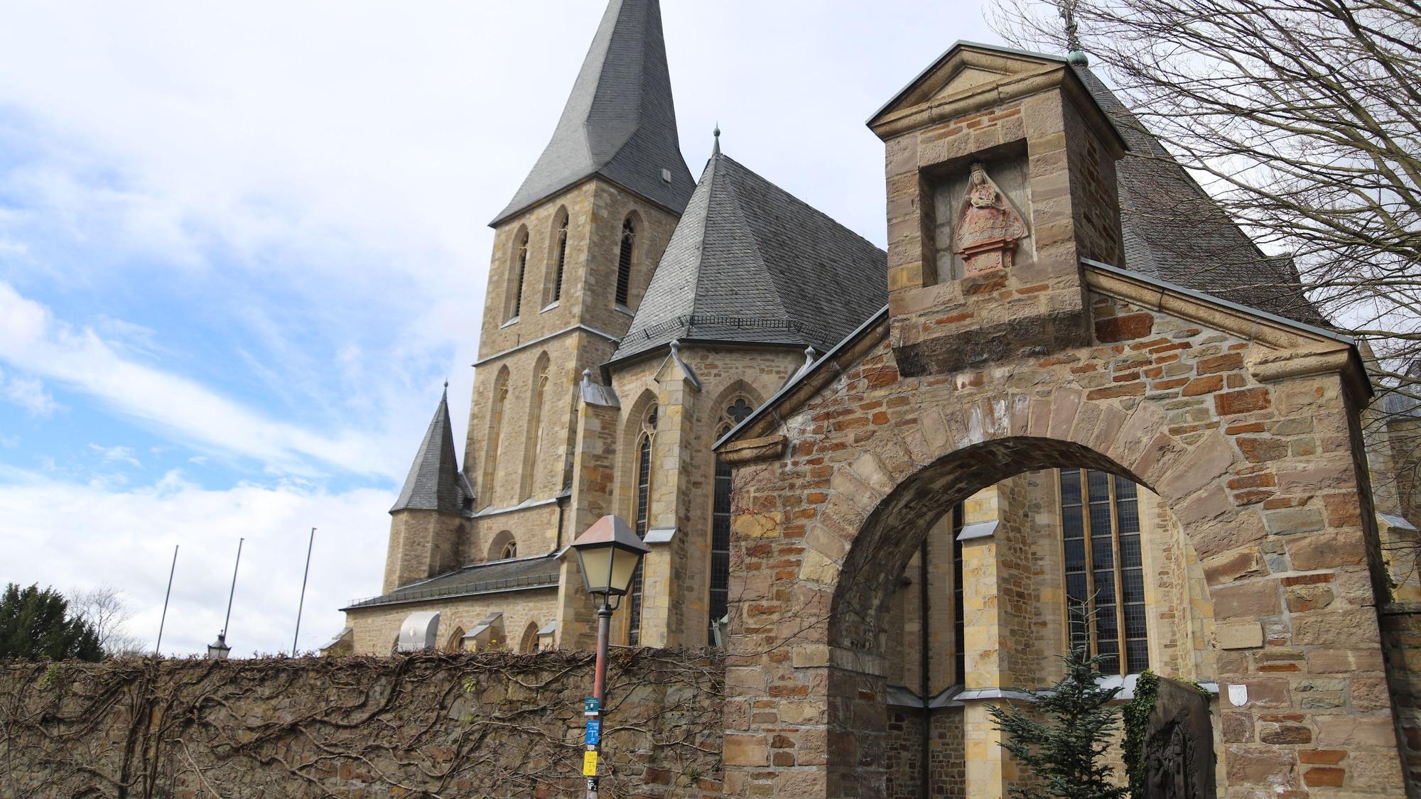 Die Wallfahrtskirche Zur Schmerzhaften Mutter in Bödingen.