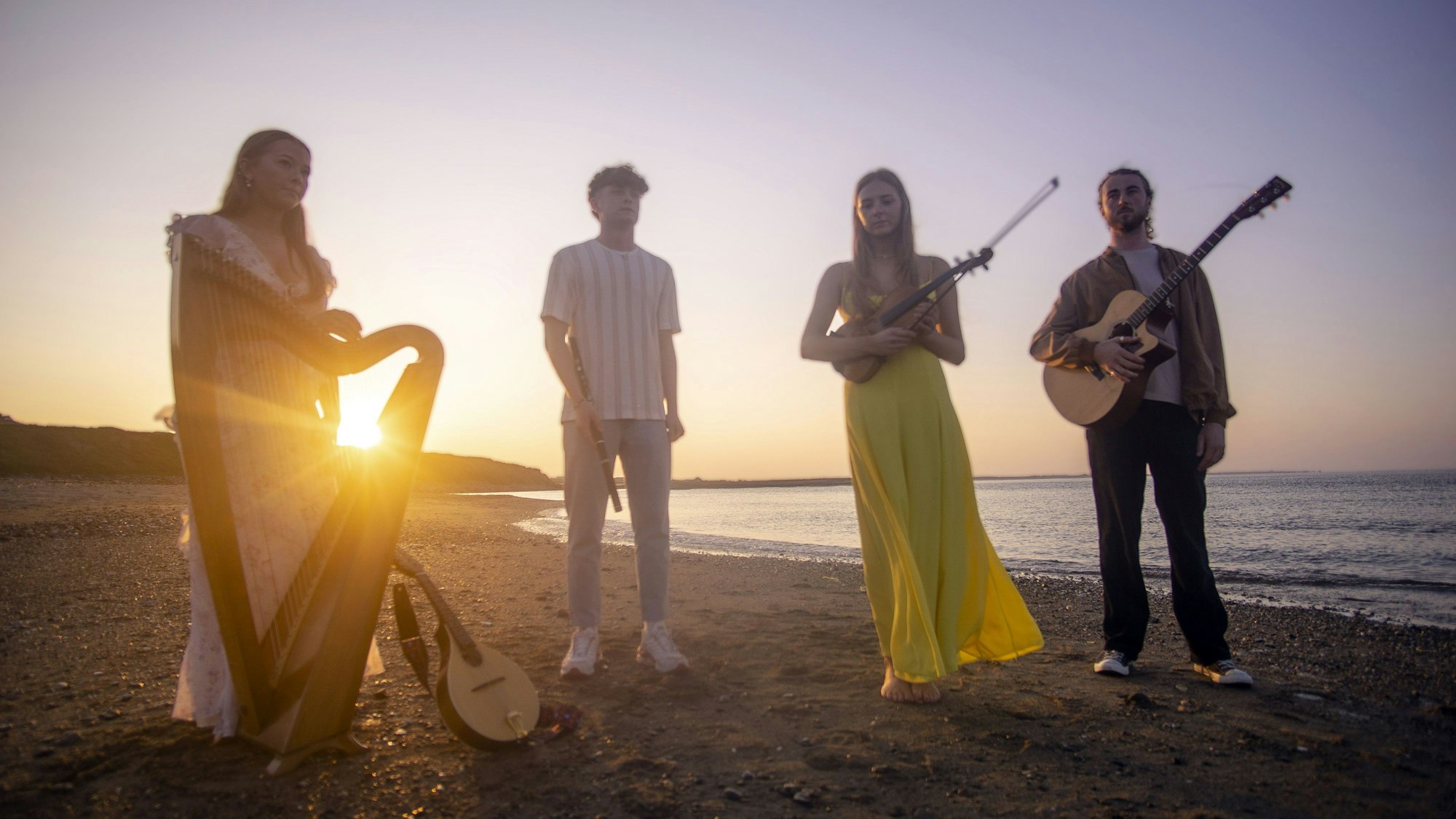 Die Band Tulua aus dem Südosten Irlands spielen bei der Poller Irish Night.