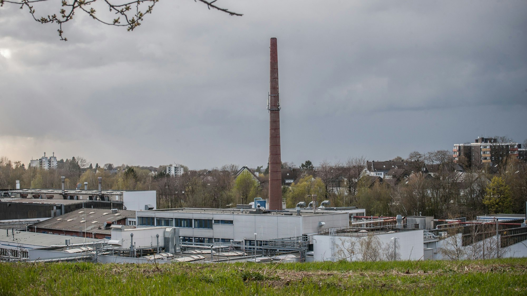 Blick auf das ehemalige Goetze- und heutige Tenneco-Werk 2 in Burscheid.