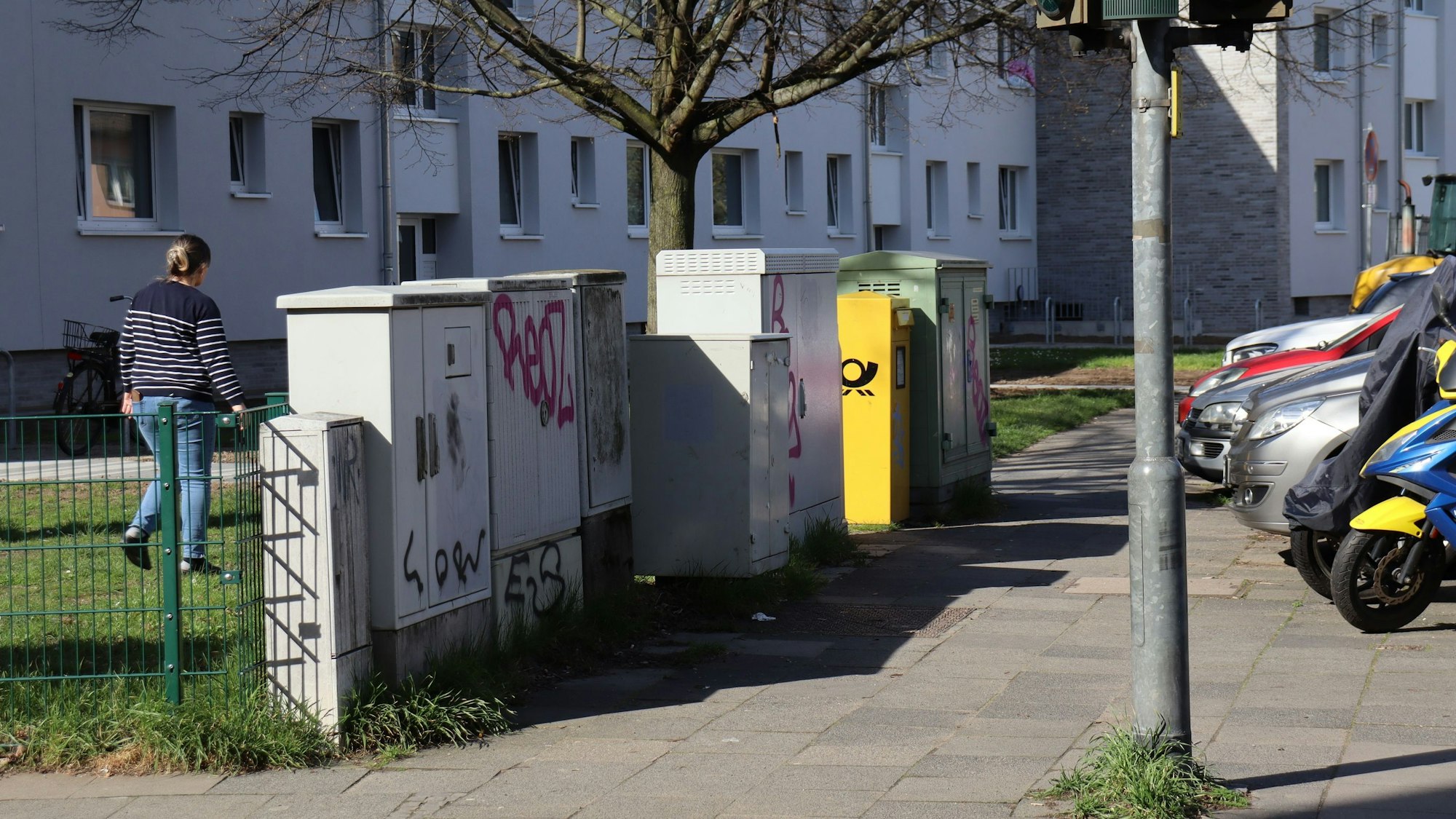Große Ansammlungen von verschiedenen Schalt- und Verteilerkästen sollen künftig das Stadtbild nicht mehr beeinträchtigen. Foto: Uwe Schäfer