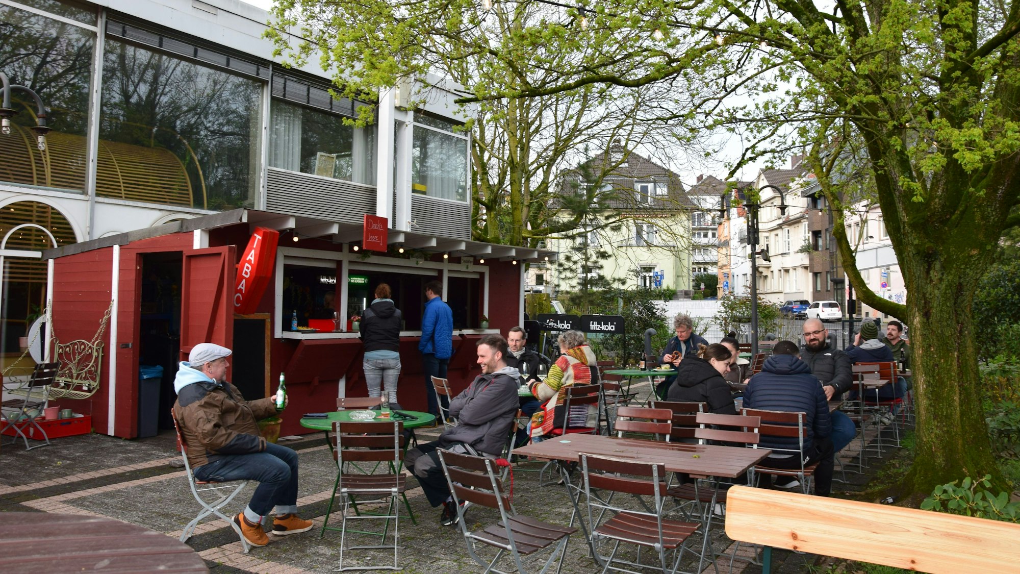 Der Biergarten soll in der Zukunft im Fokus stehen, das Restaurant eher als Ausweichmöglichkeit dienen.
