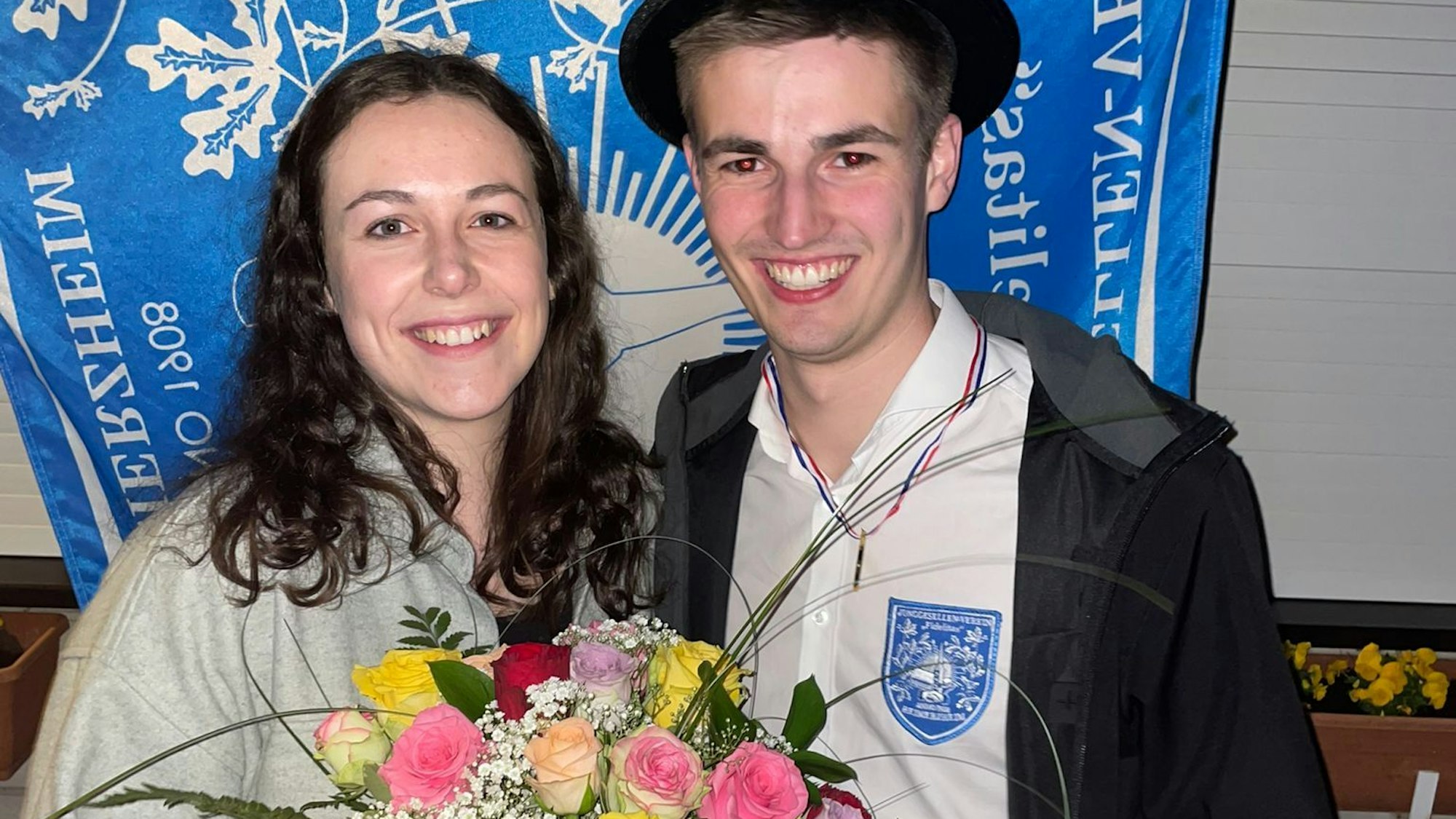 Maikönigspaar in Heimerzheim: Philipp Rang und Leonie Bröhl.