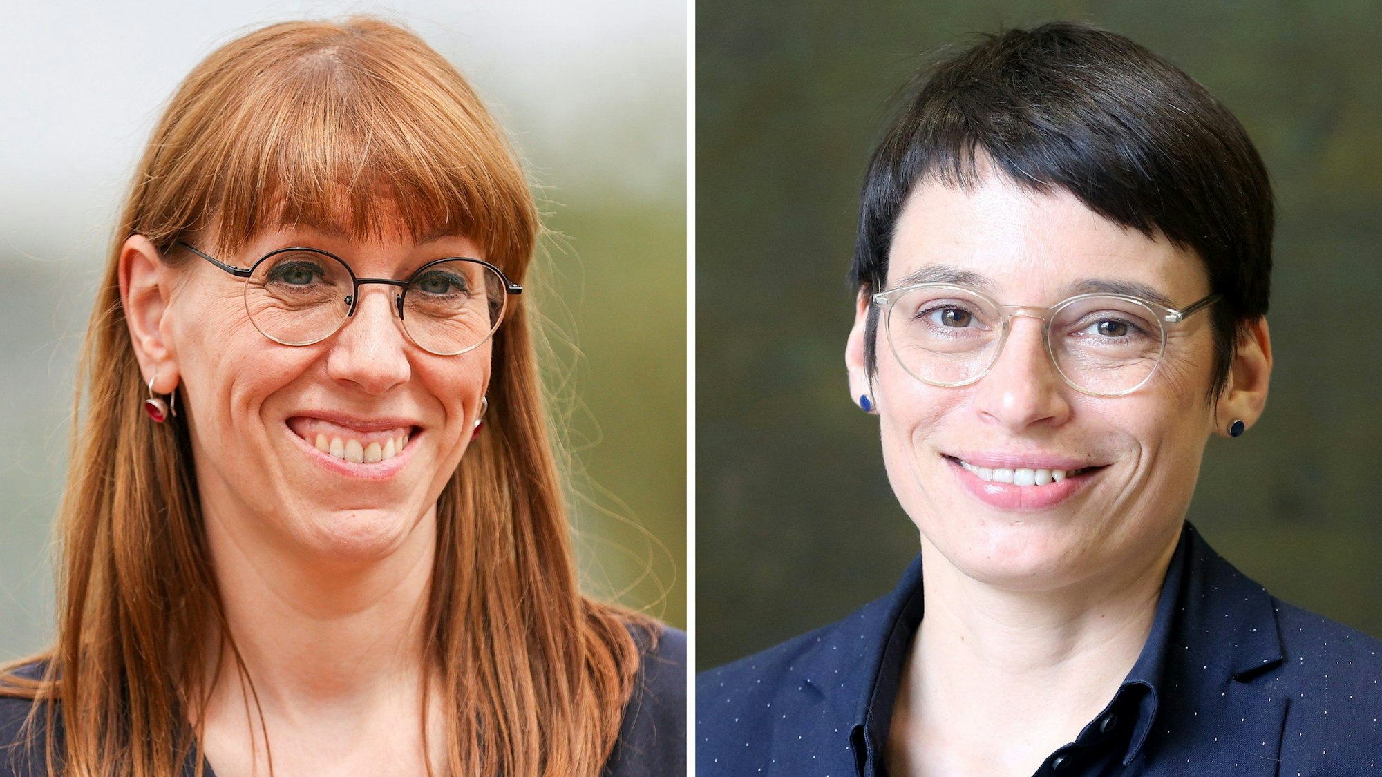 Collage der beiden Portraits von Katja Meier und Josefine Paul.