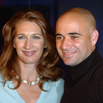 Steffi Graf und Andre Agassi auf einem TV-Termin 2006. (Archivfoto)