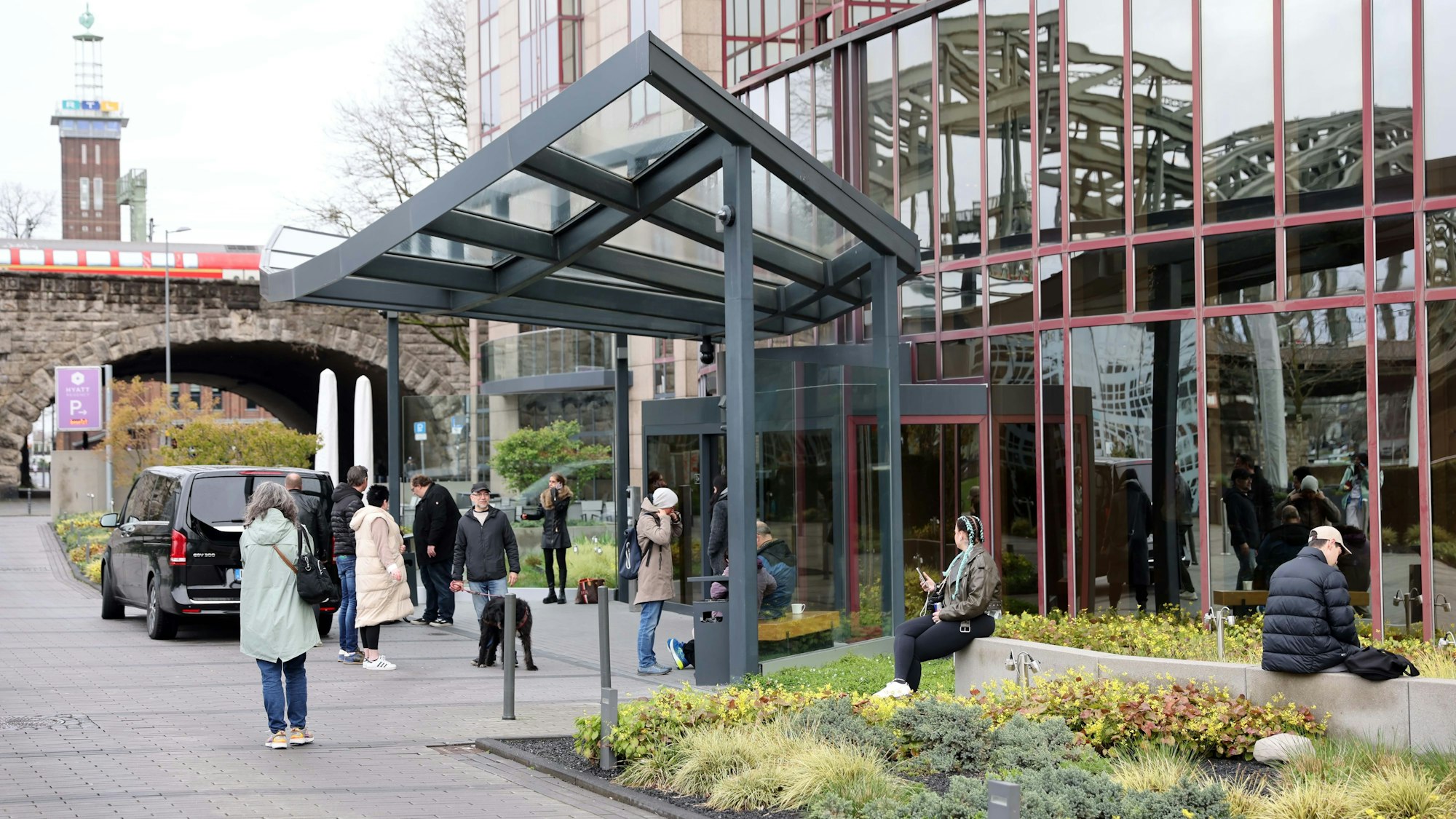 Auch Hotelgäste des Hyatt wurden evakuiert