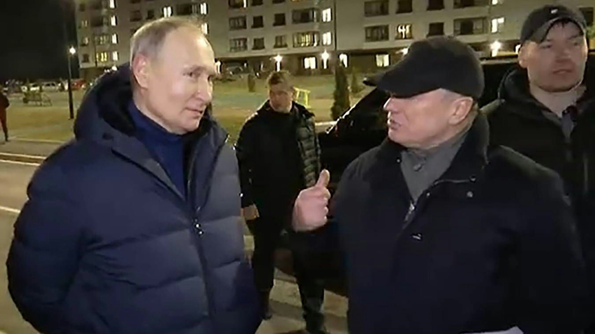 Wladimir Putin bei einem Besuch in der von Russland besetzten ukrainischen Stadt Mariupol. (Archivbild)