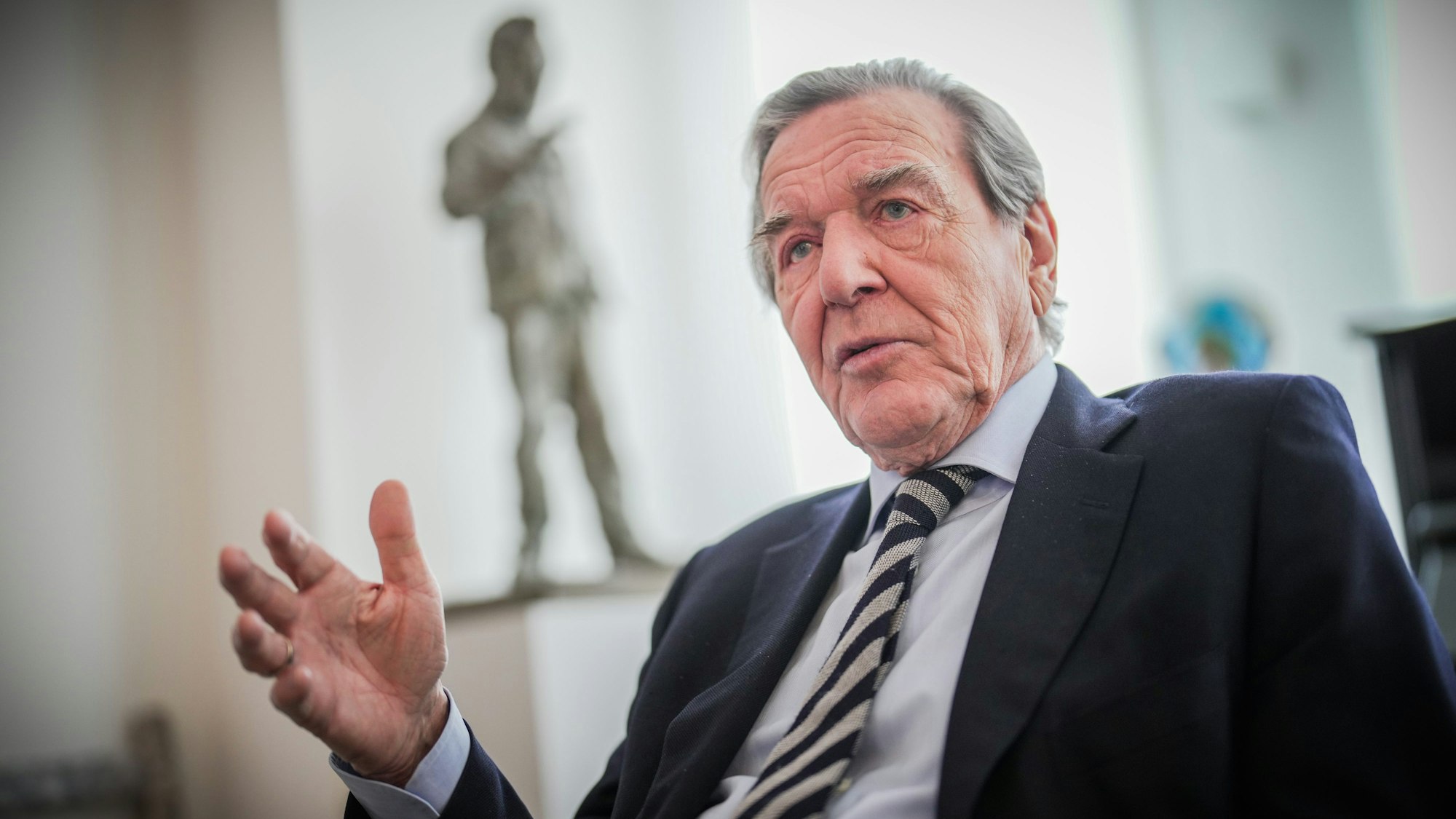 Gerhard Schröder (SPD), Bundeskanzler von 1998 bis 2005.
