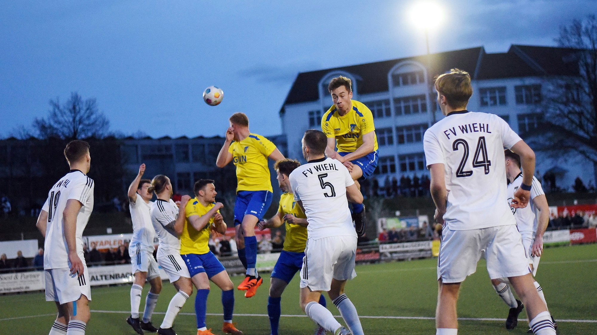 Szene aus dem Fußball