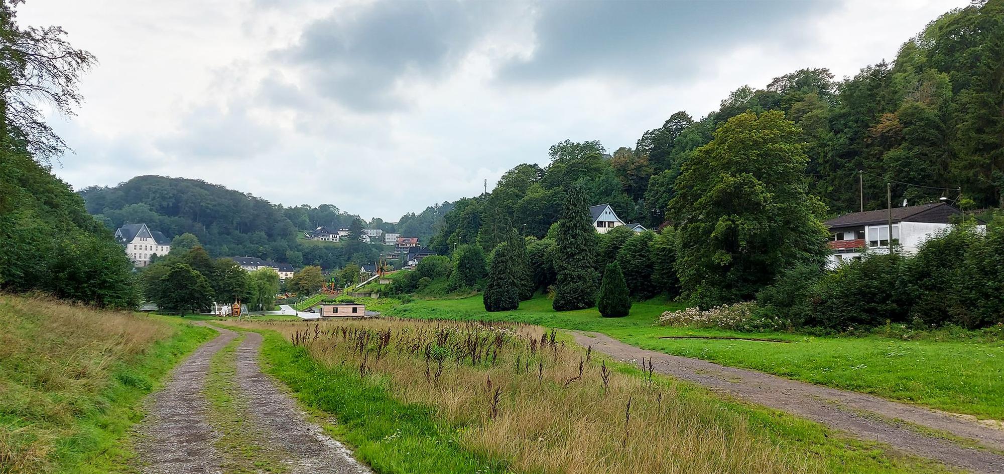 Ein Blick ins saftig grüne Giesenbachtal.