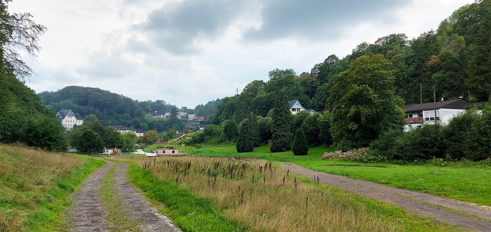 Ein Blick ins saftig grüne Giesenbachtal.