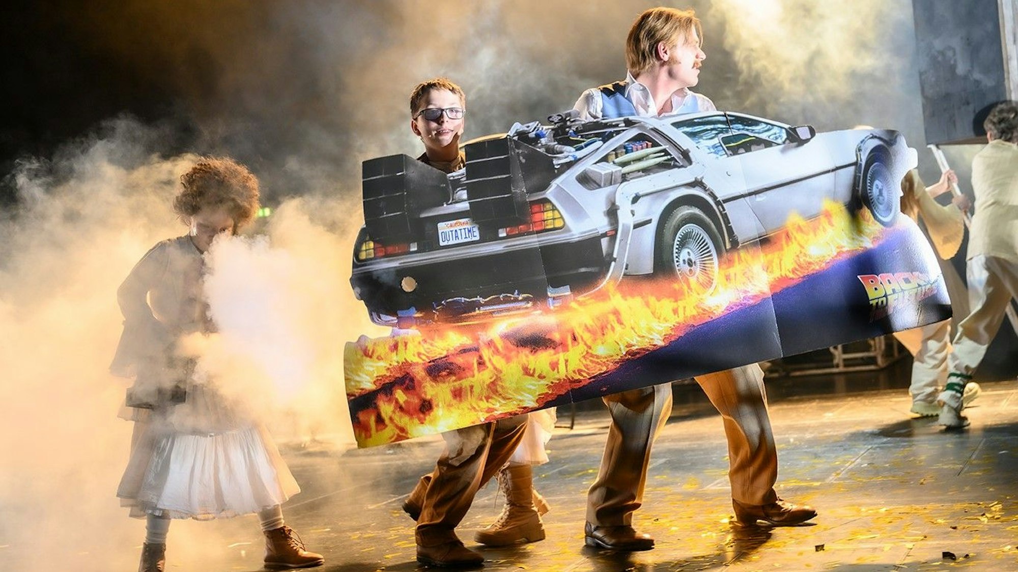 Premiere von "Die Zeitmaschine" im Theater Bonn.