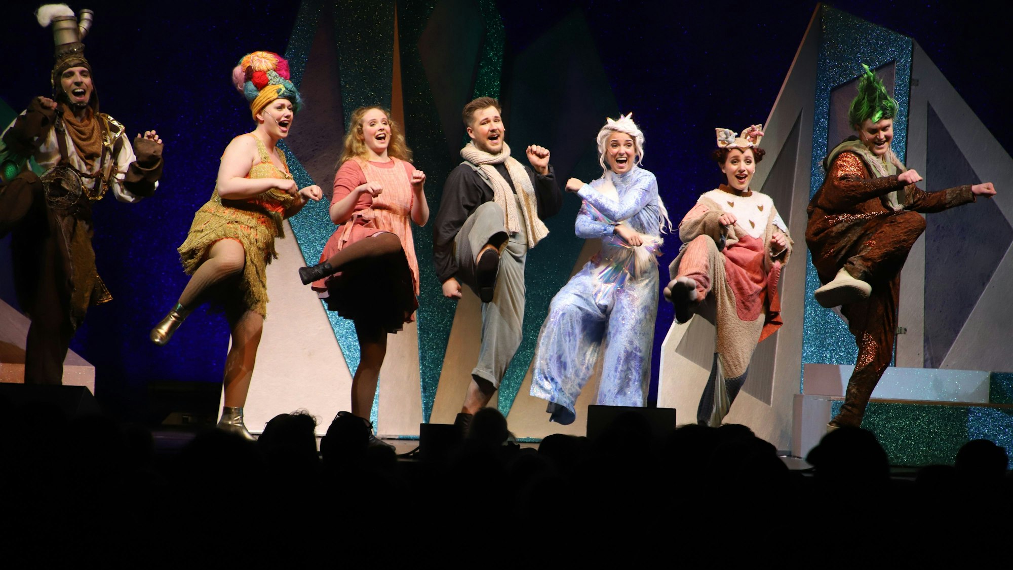 Das Musical "Die Schneekönigin" gastierte in der Stadthalle Troisdorf.