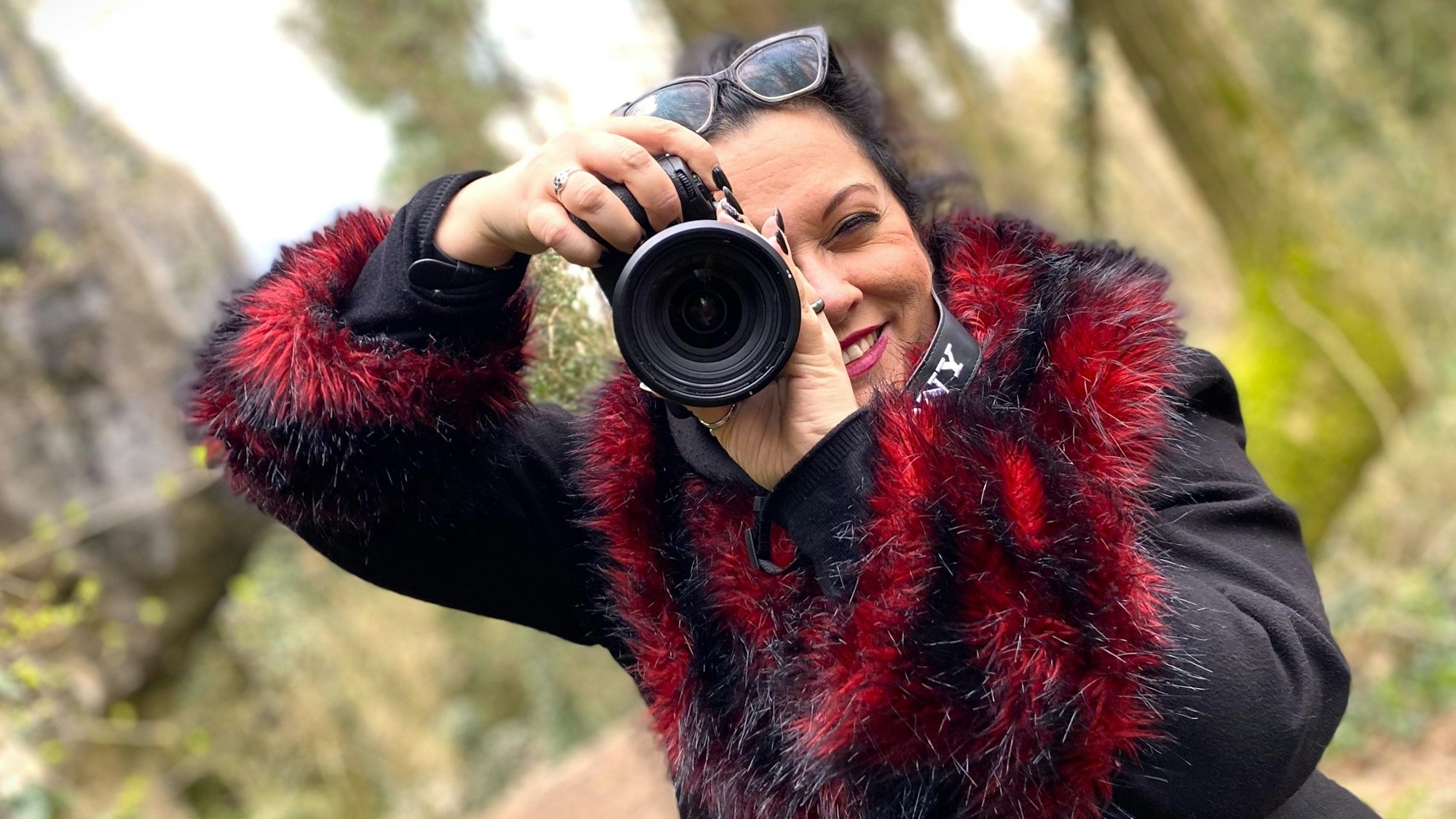 Vanessa Gebhardt aus Euskirchen macht ein Foto.