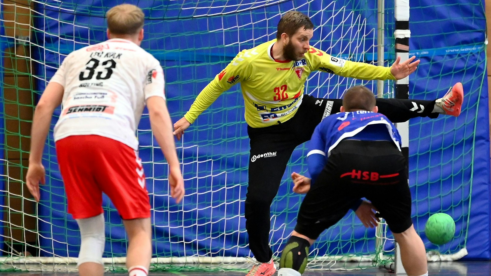 06.04.2024, Handball-Longericher SC-Hanau
TW: Valentin Inzenhofer (Longerich)
Foto: Uli Herhaus