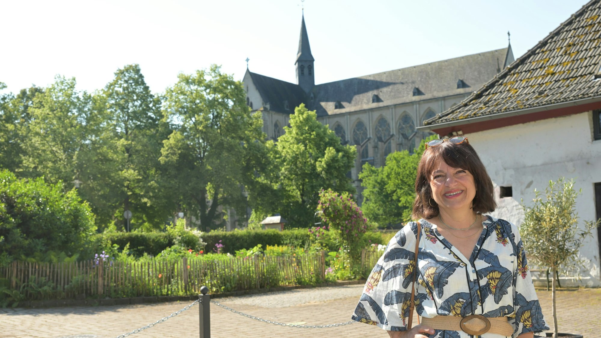 Sema Prinzessin zu Sayn-Wittgenstein am Küchenhof in Altenberg