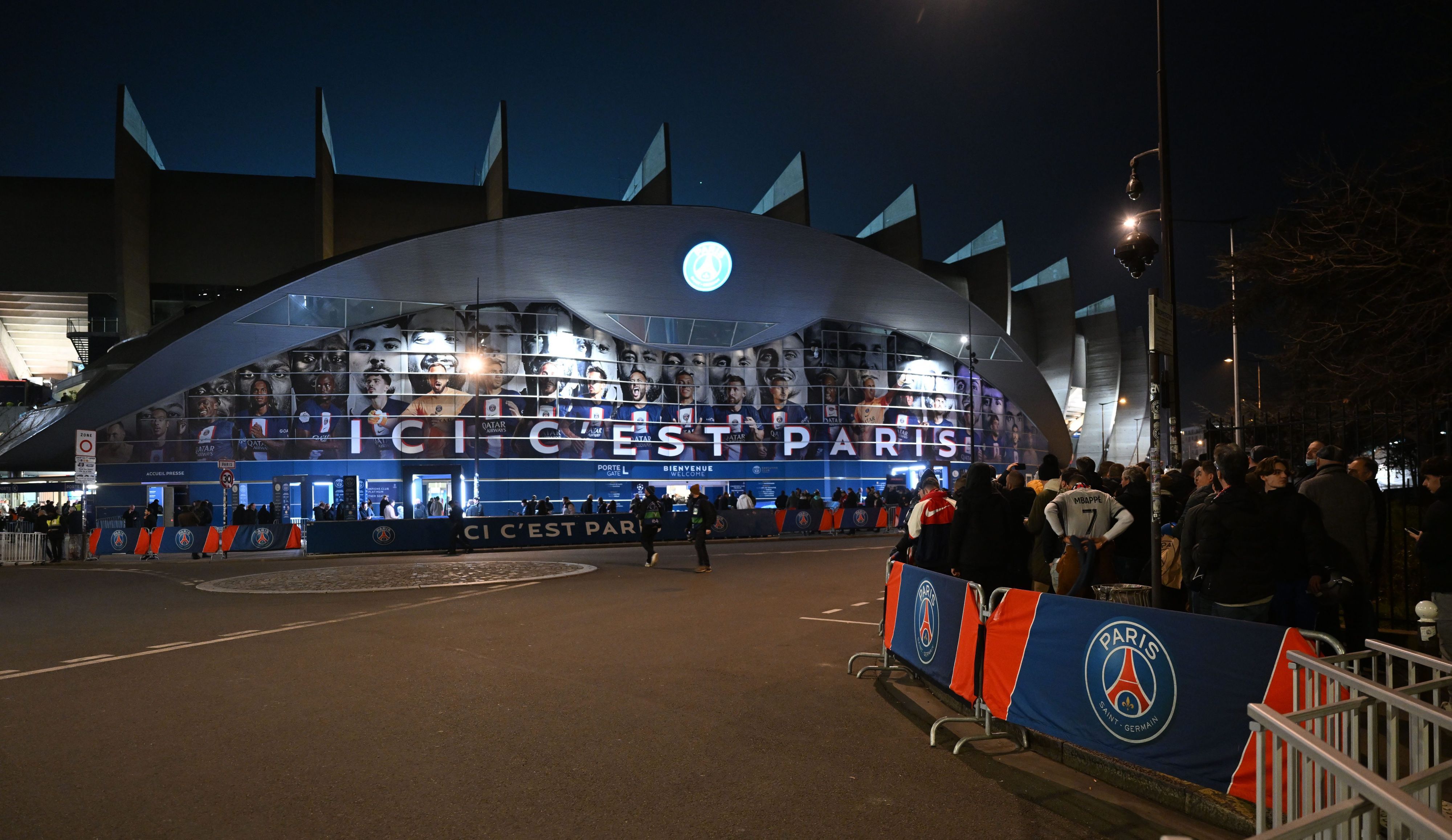 Der Parc des Princes in Paris