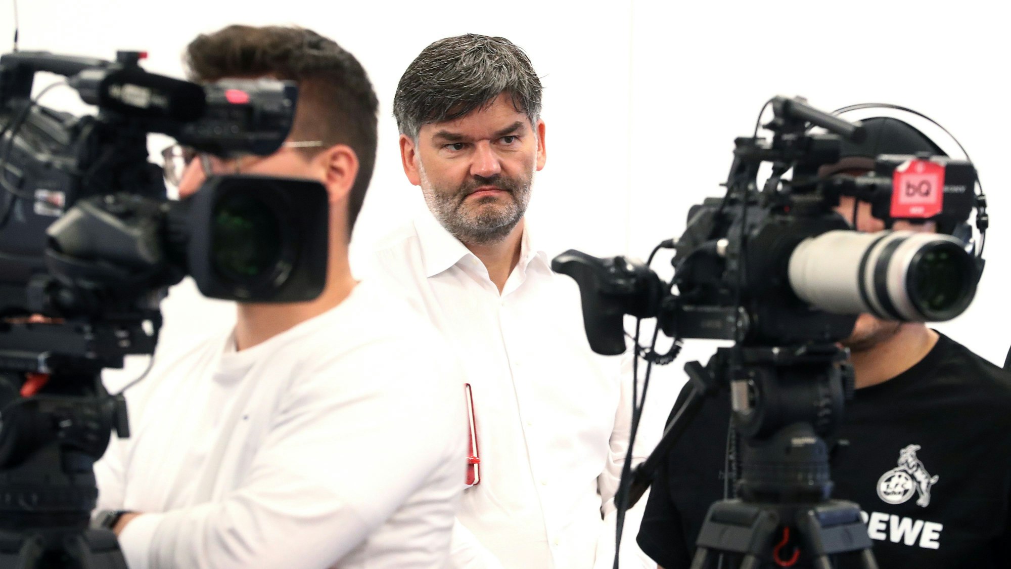 1. FC Köln, Pressekonferenz, Michael Rudolph (1. FC Köln), 27.06.2022, Bild: Herbert Bucco