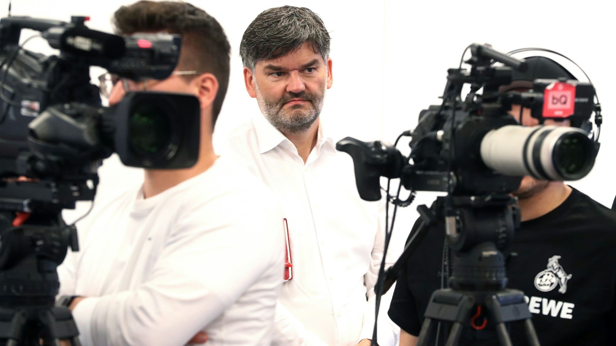 1. FC Köln, Pressekonferenz, Michael Rudolph (1. FC Köln), 27.06.2022, Bild: Herbert Bucco