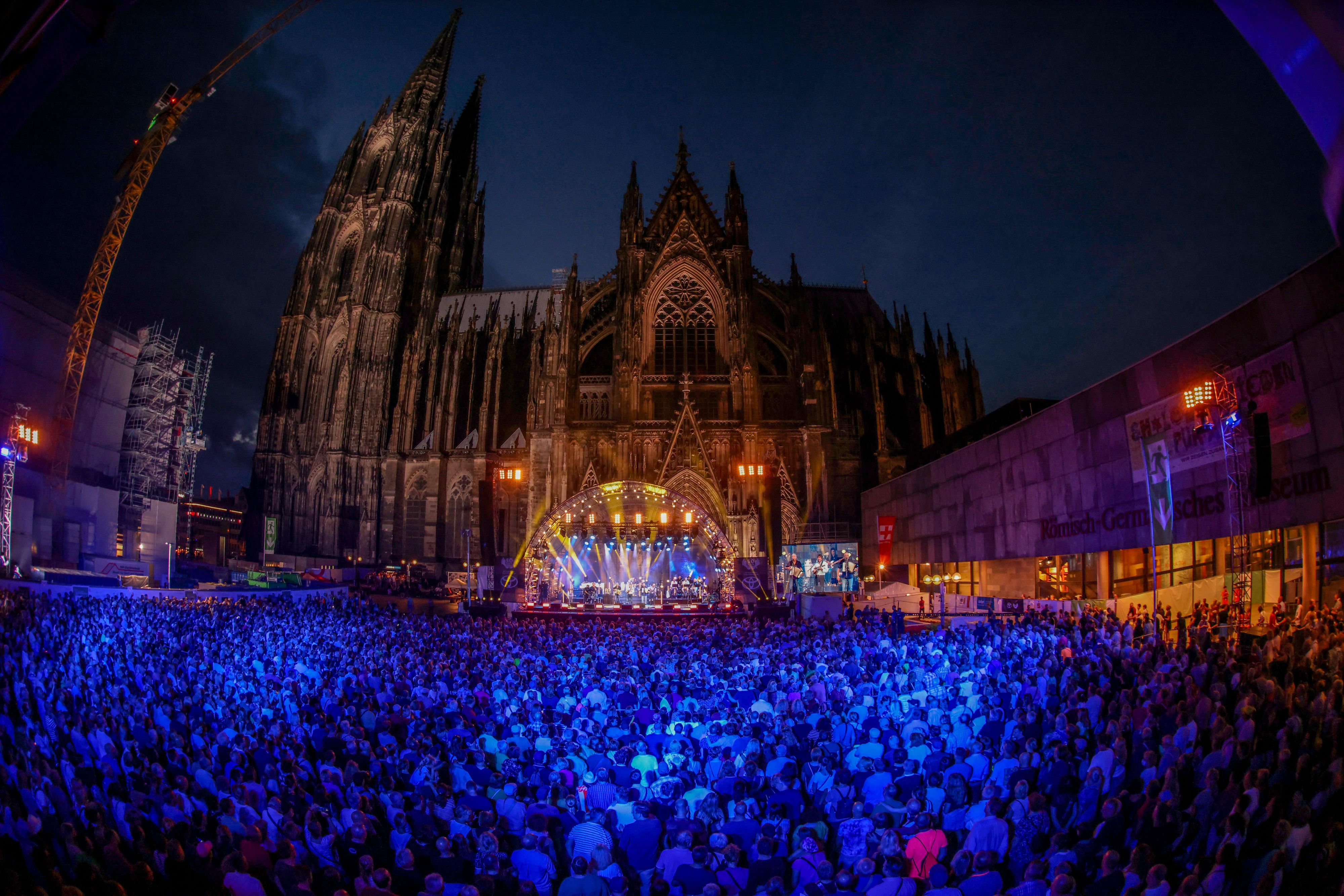 Das Konzert zum 50-jährigen Bestehen der Bläck Fööss im August 2022.