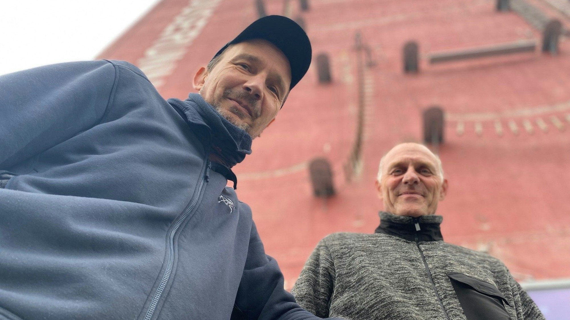 Zu sehen sind Achim Heymann (r.) und Raimund Bechtloff.