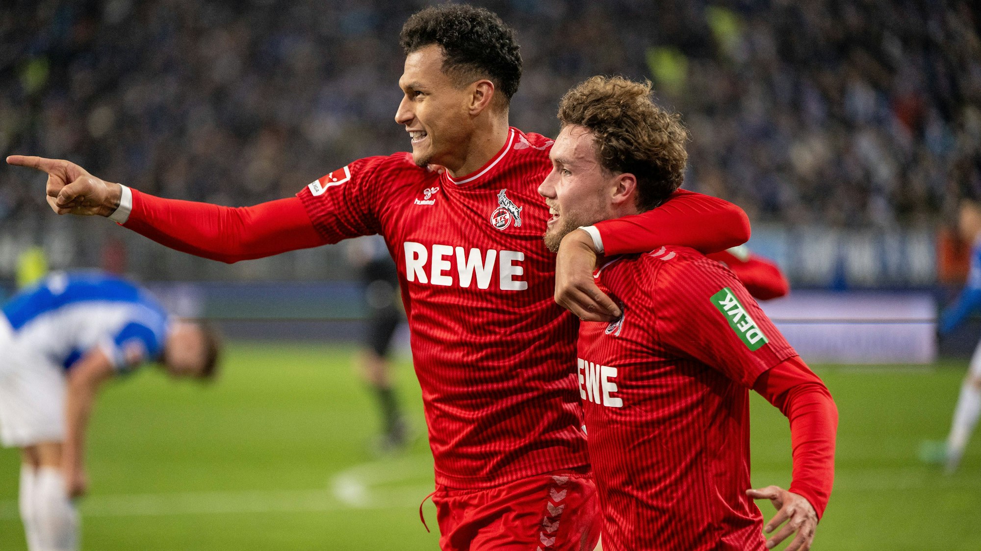 Während FC-Torjäger Davie Selke (l.) monatelang ausfällt, ist Luca Waldschmidt (r.) gerade erfolgreich aus einer Verletzung zurückgekehrt.