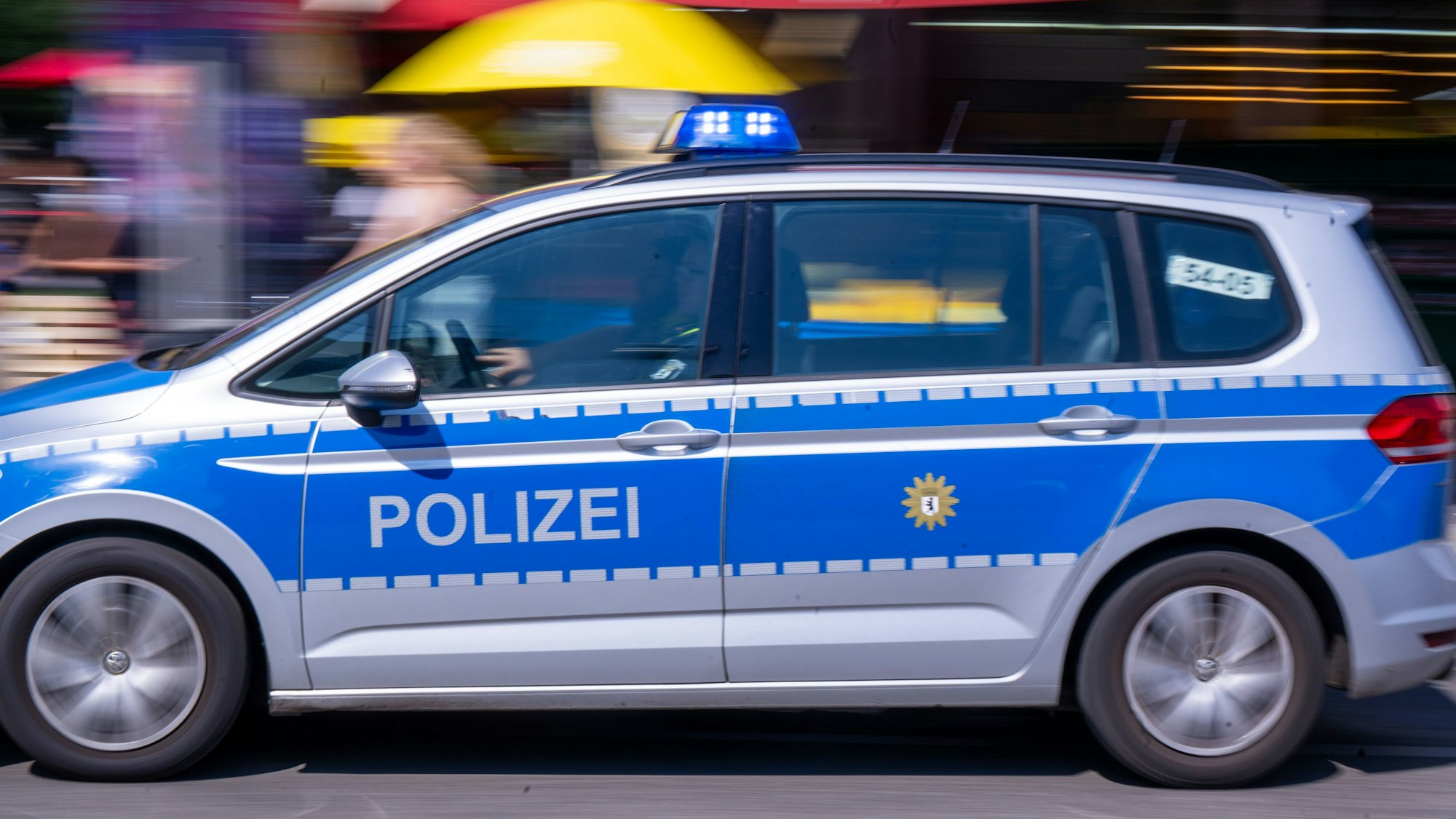 Das Bild zeigten einen Streifenwagen der Polizei.