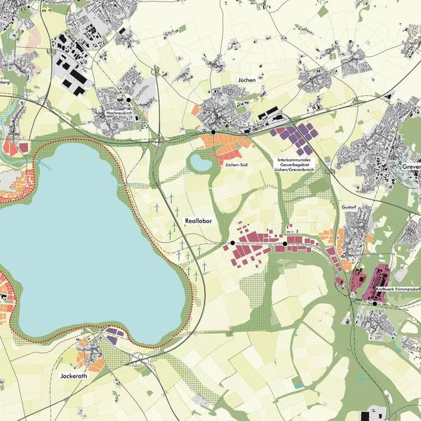 So groß soll der Garzweiler-See einmal werden.