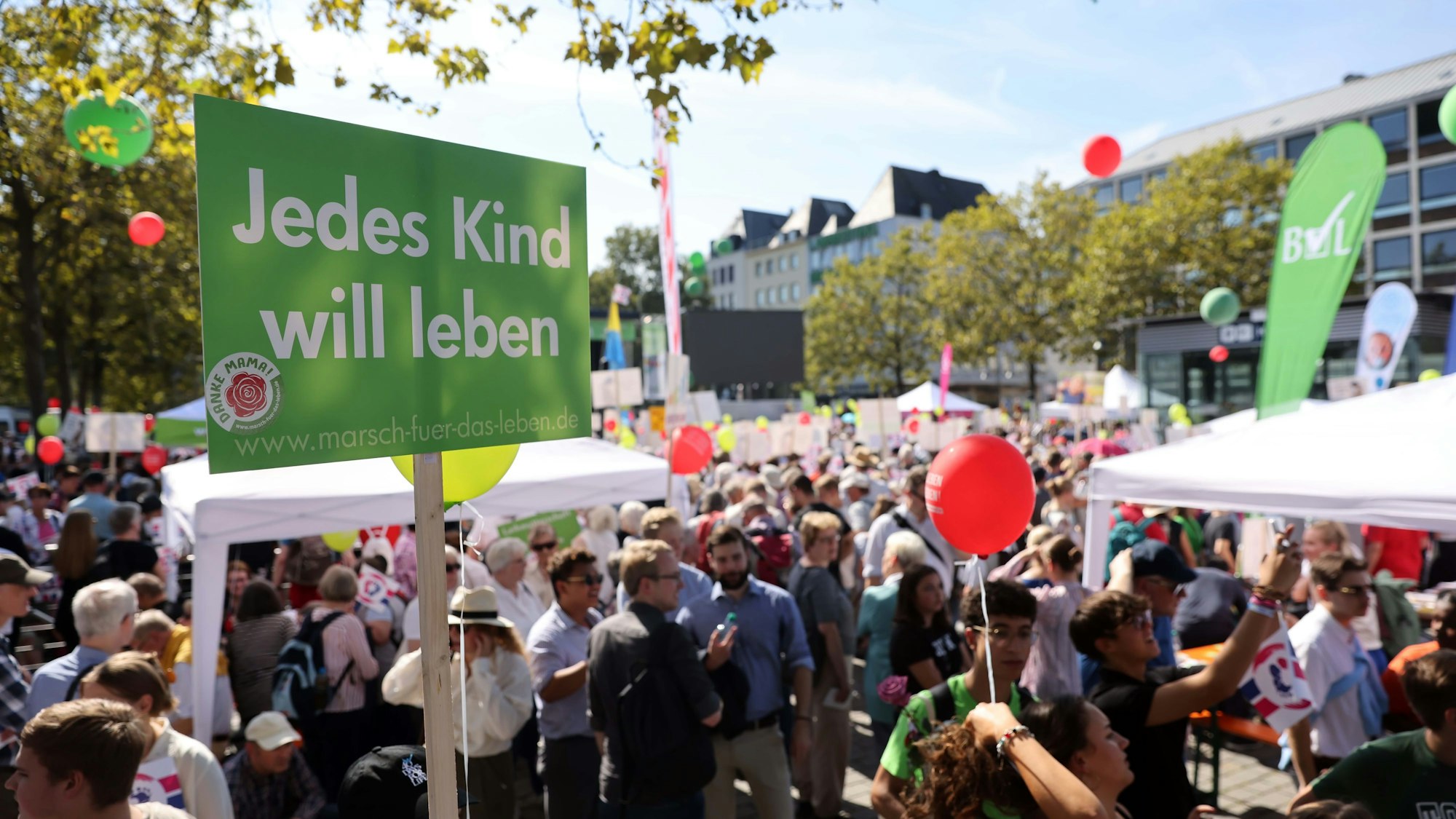 Köln, RSK, Demo "Marsch für das Leben" und Gegendemonstranten