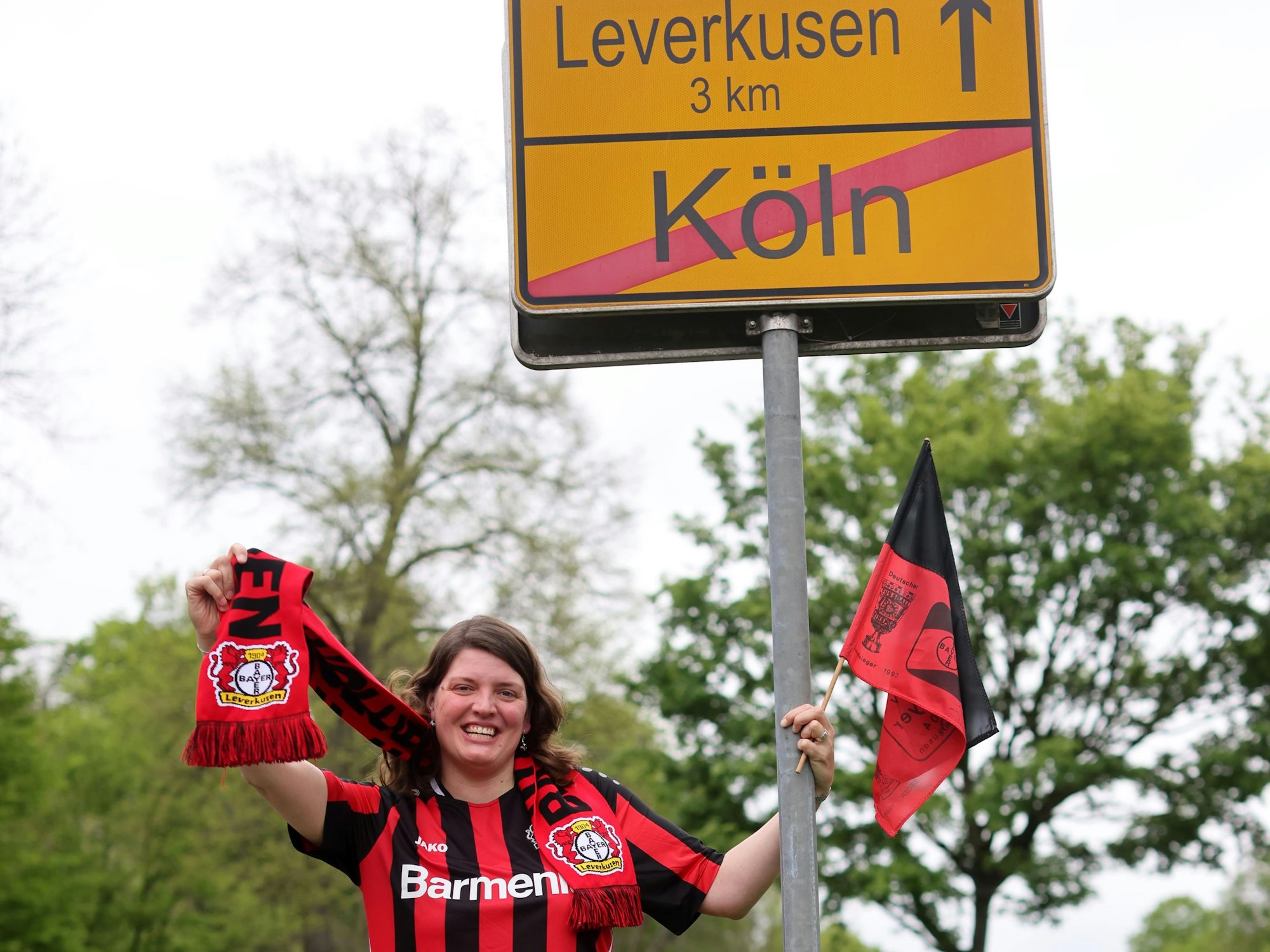 Leverkusen-Fan Verena